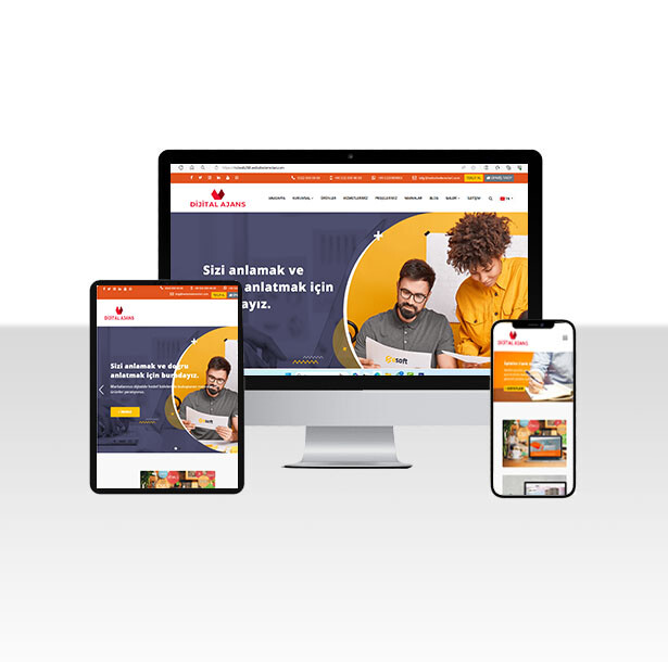 Bilişim ve Reklam Ajansı Şirketi Web Sitesi - Orka