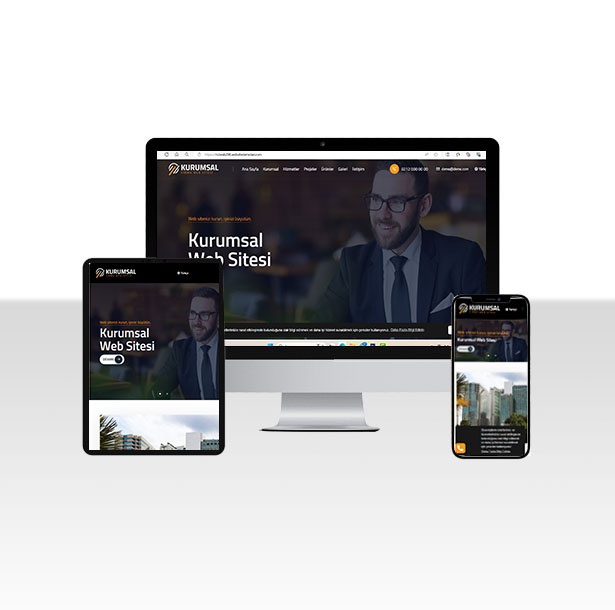 Hazır Kurumsal Firma Web Sitesi Paketi - Grogen