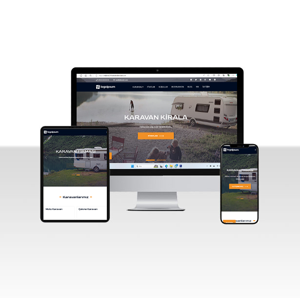 Hazır Karavan Firması Web Sitesi Paketi - Tosba