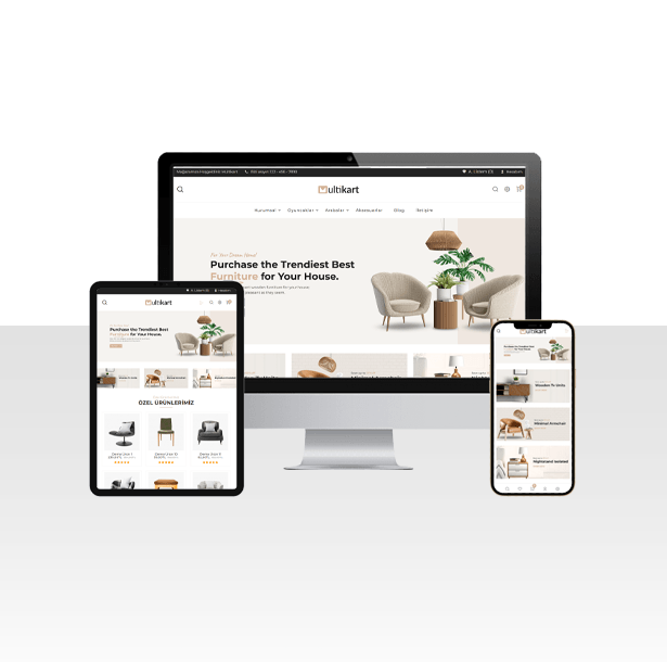 E-Ticaret Mobilyacı ve Dekorasyon Web Sitesi - Woodem