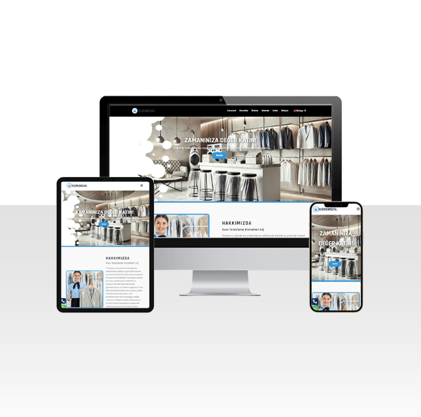 Kuru Temizleme Firması Web Sitesi Paketi - Duru