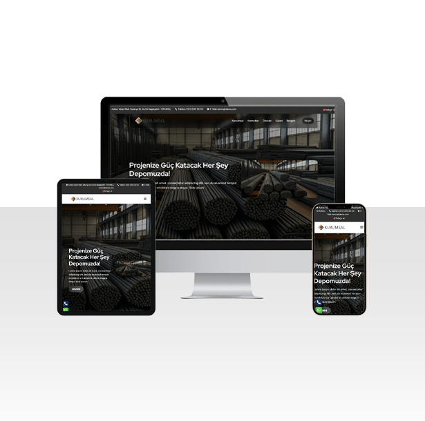 Demirci Metal İşleri ve İnşaat Hizmetleri Web Sitesi Paketi - Doğan