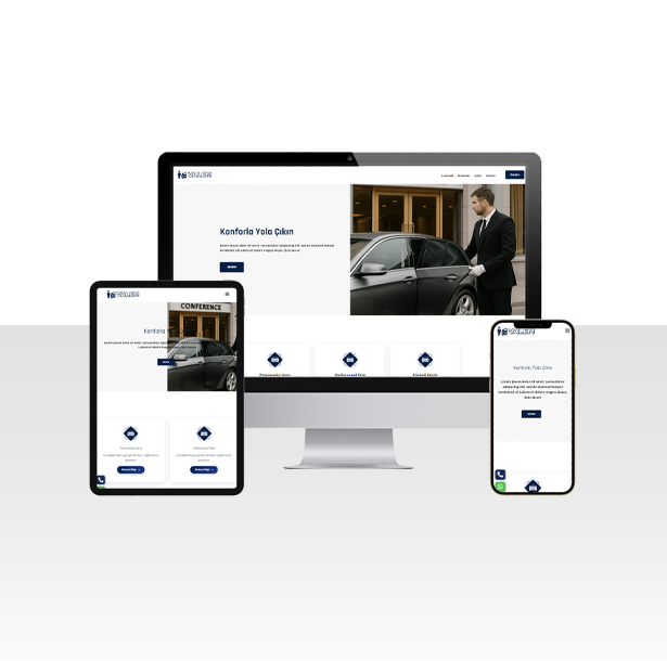 Vale ve Şoför Hizmetleri Web Sitesi Paketi - Valem