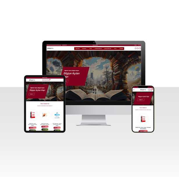 Kitap Satışı İçin E-Ticaret Web Sitesi Paketi - Artvin