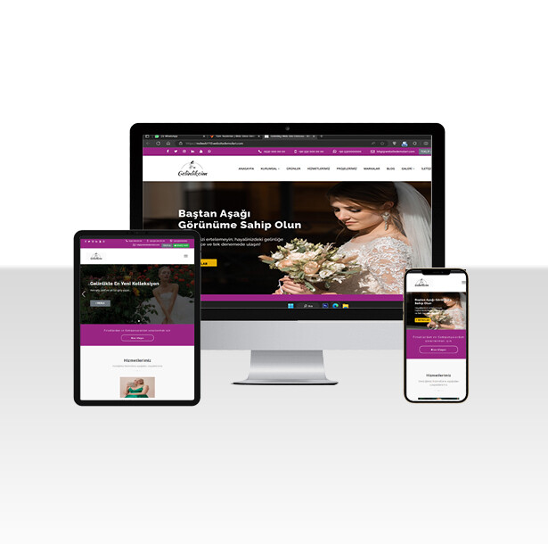 Gelinlikçi Web Paketi