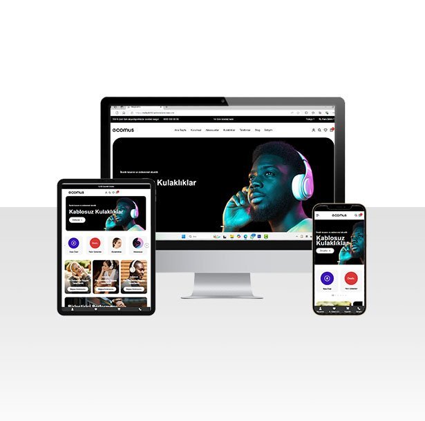 E-Ticaret Telefon ve Aksesuar Web Sitesi Paketi - Elma