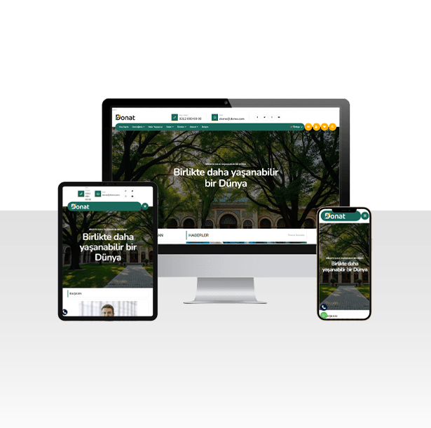 Dernek - Belediye ve Vakıf Web Sitesi Paketi - Donat