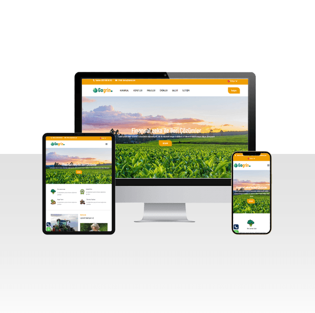 Tarım ve Hayvancılık Hazır Web Sitesi Paketi - Multi