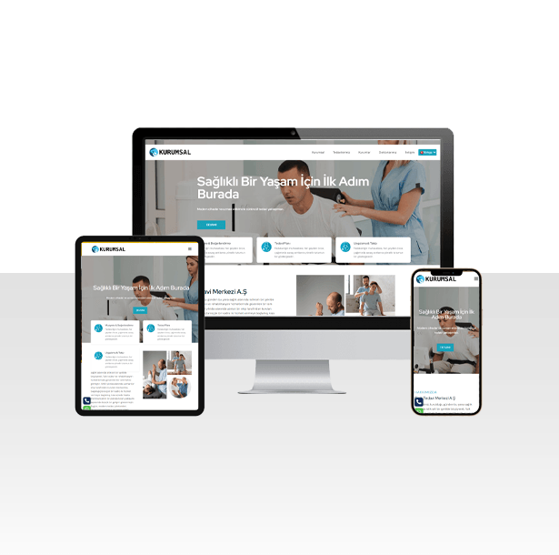 Fizik Tedavi Merkezi Hazır Web Sitesi Paketi - Fizyo