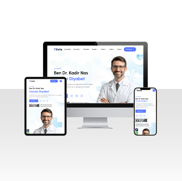 Uzman Doktor Kişisel Web Sitesi Paketi - Panarol