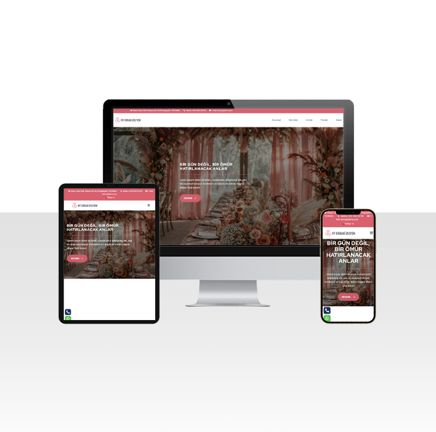 Organizasyon Şirketi Hazır Web Sitesi Paketi - Çankırı