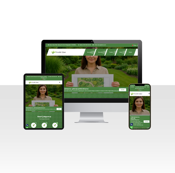 Peyzaj Hizmetleri Hazır Web Sitesi Paketi - Bursa