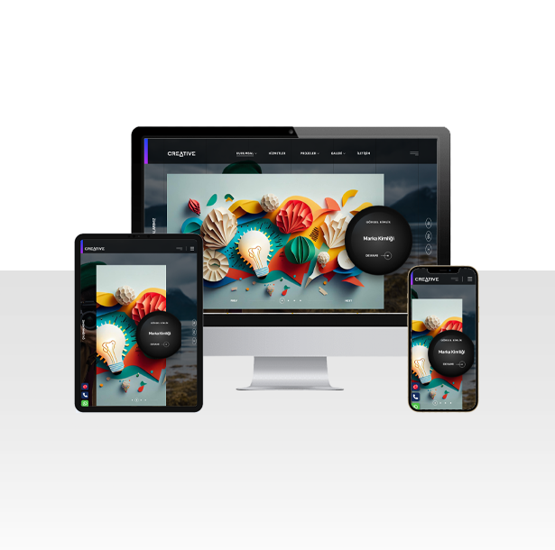 Kreatif Ajans Firması Web Sitesi Paketi - İstanbul