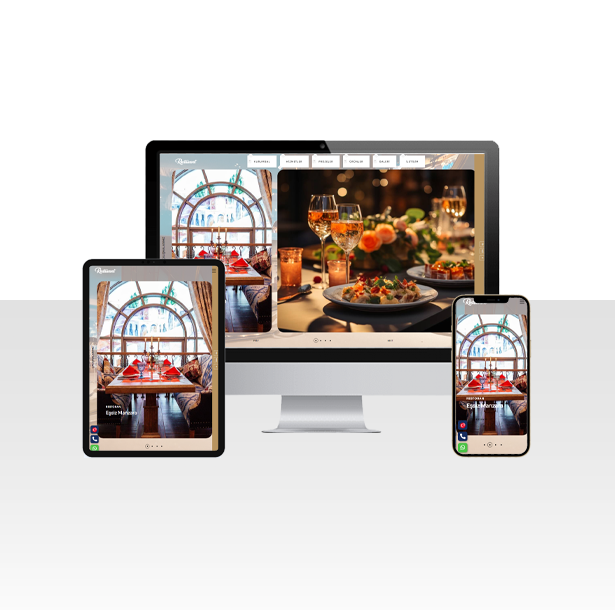 Hazır Restoran Salonu Web Sitesi Paketi - Iğdır