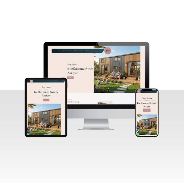 Tiny House Üretici Firma Web Sitesi Paketi - İzmir