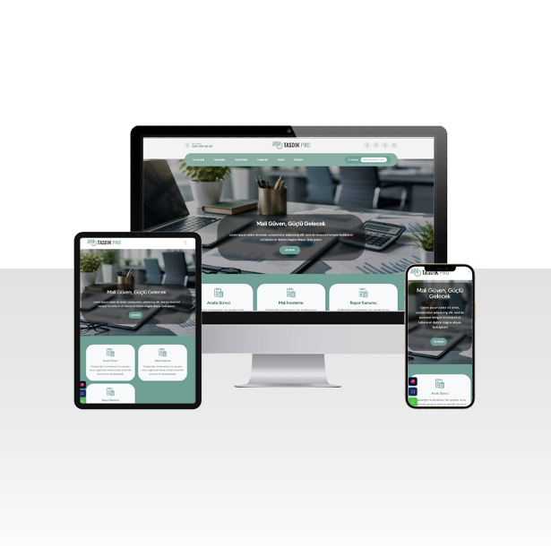 Mali Müşavirlik Ofisiniz İçin Hazır Web Sitesi Paketi - Mersin