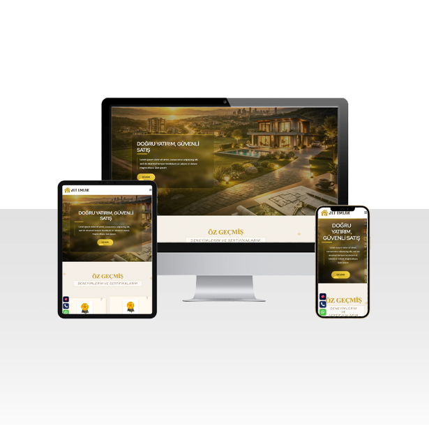 Emlak ve Gayrimenkul Danışmanı Hazır Web Sitesi Paketi - Niğde