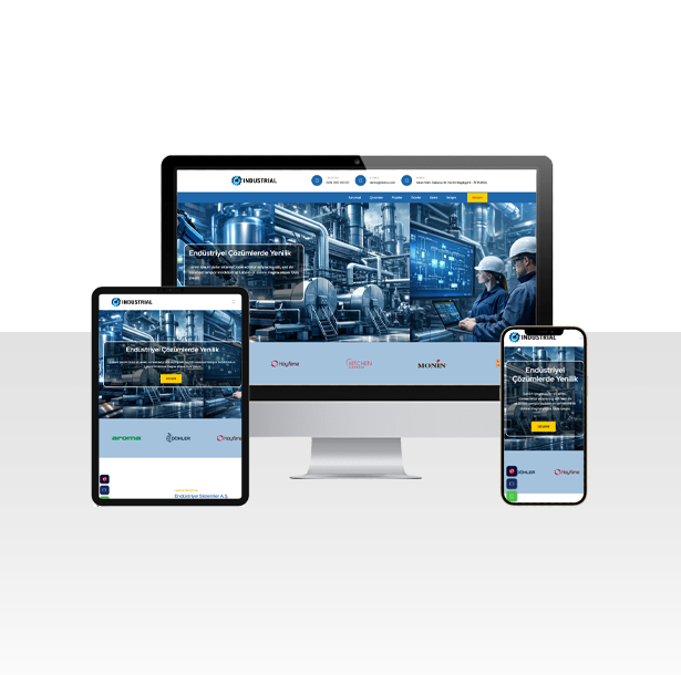 Endüstriyel ve Mühendislik Çözümleri Web Sitesi Paketi - Osmaniye