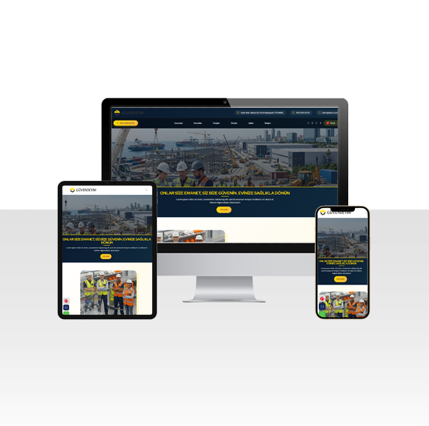 İş Güvenliği Kontrol ve Eğitim Firması Web Sitesi Paketi - Sivas