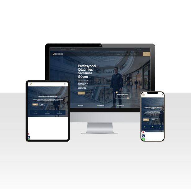 Özel Güvenlik Şirketi Web Sitesi Scripti - Güç