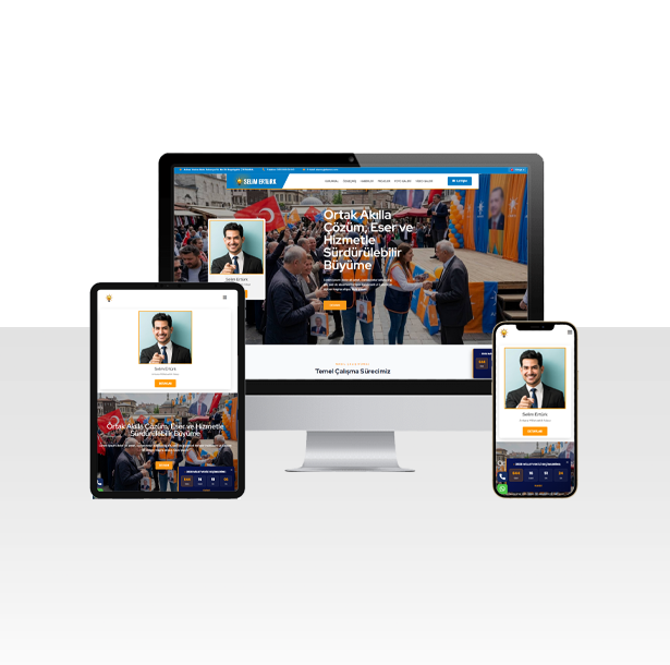 AK PARTİ - Parti Aday Web Sitesi Paketi v8