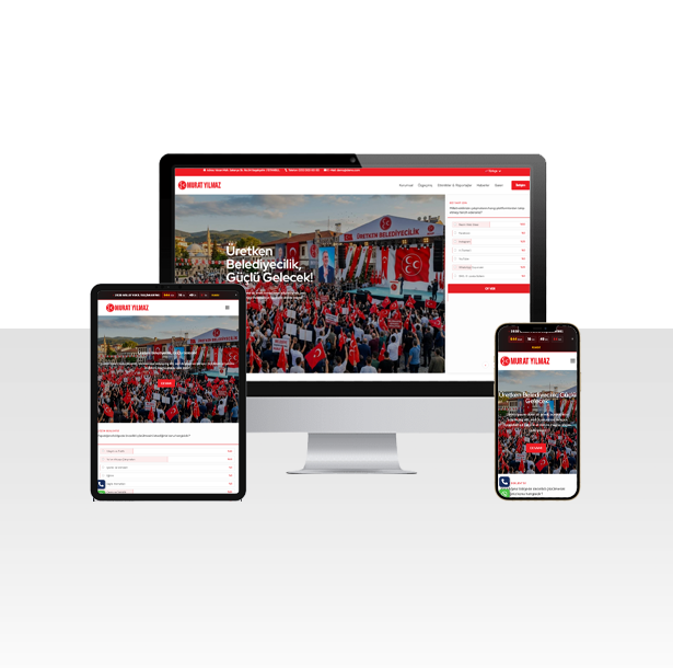 MHP - Parti Aday Web Sitesi Paketi v8
