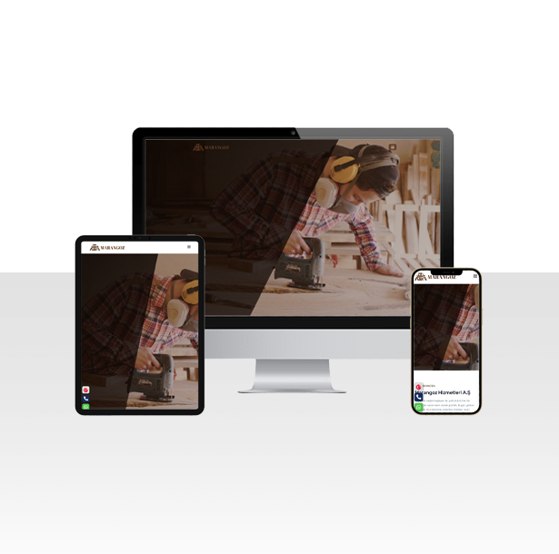 Hazır Marangoz Web Sitesi Paketi - Carpenter v8